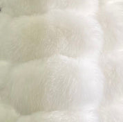 Premium Caramel Brown Fox fur hooded coat