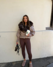 Mocha Fox Puffer