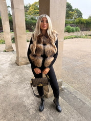 Racoon Sleeveless fur