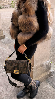 Racoon Sleeveless fur